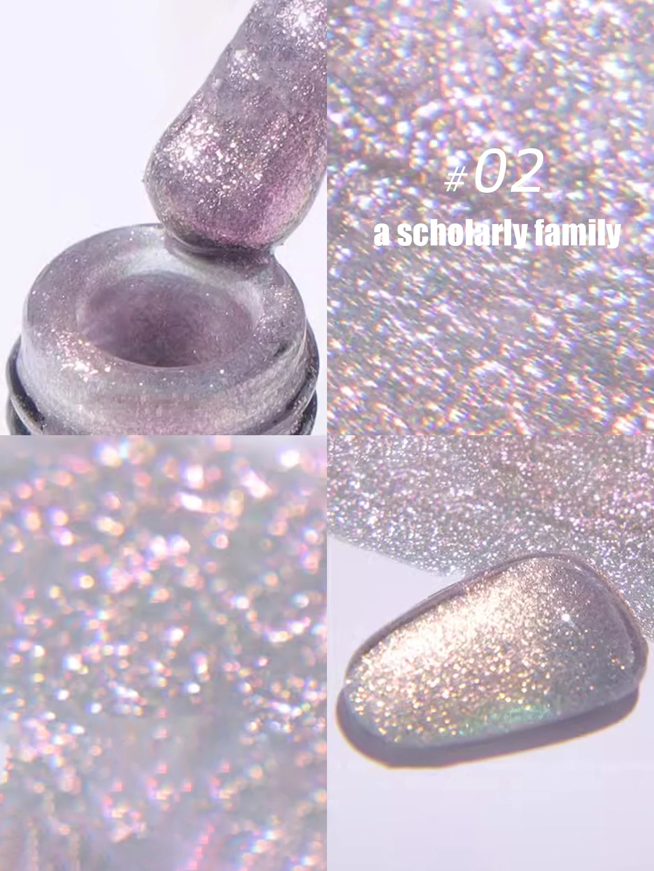 MIANEL1-12pcs 12ML Pink Blue White Green Series With Explosive Glitter Gel Nail Polish, Popular Yun Brocade Diamond Gel Polish