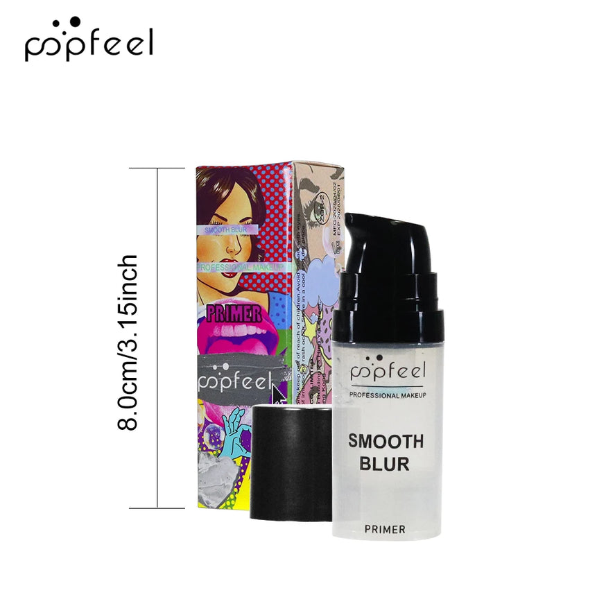 POPFEEL Radiant Smooth Skin Primer - Long-lasting Hydration & Fine Line Blurring Formula for a Flawless Makeup Base.