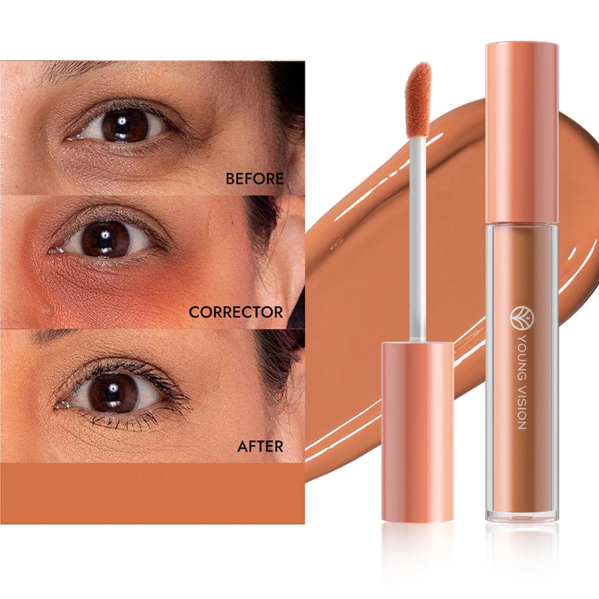 YOUNG VISION 6 Colors Hydrating Fresh Concealer Brightens Skin Tone and Covers Blemishes and Dark Eye Circles Concealer
