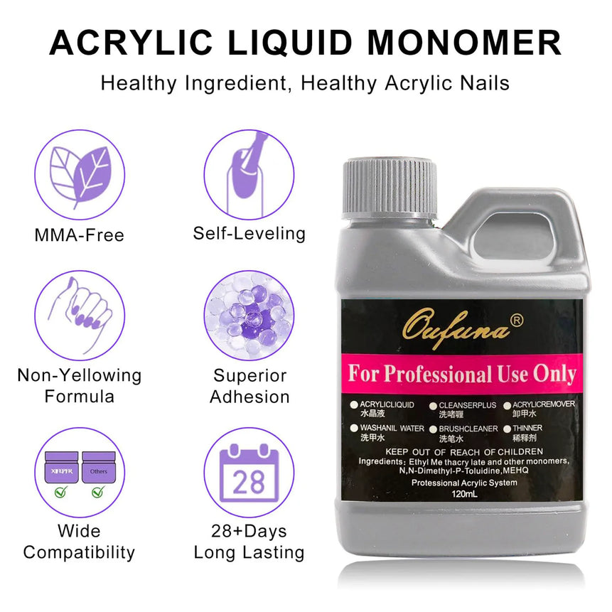 Acrylic Nail Kit for Beginners with Everything Nails Kit Acrylic Set with Drill and U V Light Professional Glitter Powder Decora