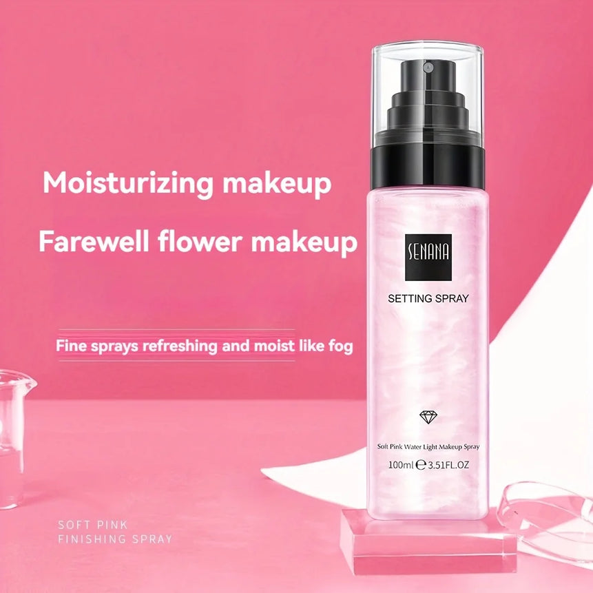 Galaxy Quicksand Makeup Setting Spray, Oil Control Moisturizing Long Lasting For 18h Toner Set Makeup,Matte & Dewy Finish