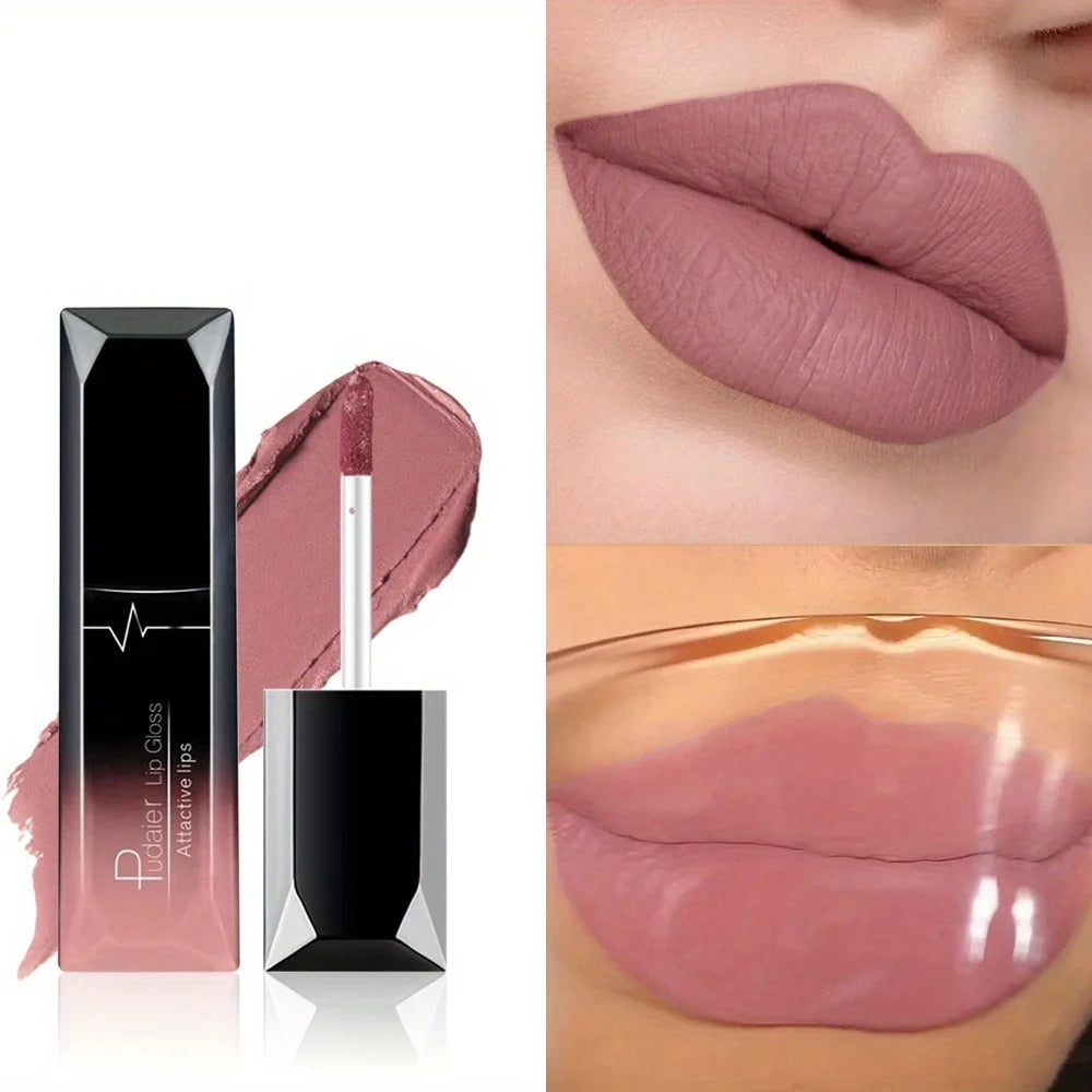 Waterproof Velvet Matte Liquid Lipstick - 17 Long-Lasting Colors for All Skin Types, Perfect Any-Day Gift