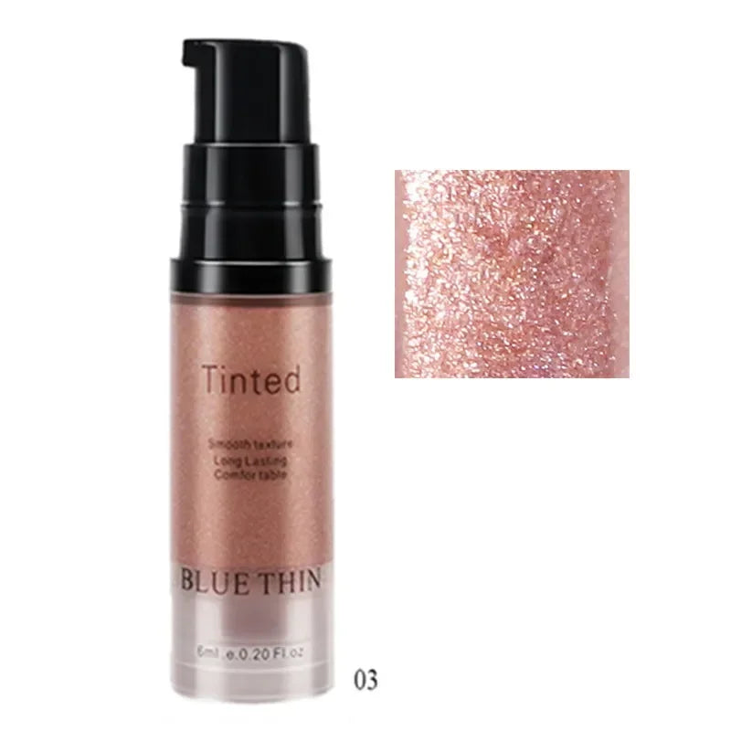 Fashion Highlighter Powder Spray High Gloss Glitter Powder Spray Shimmer Sparkle Powder Makeup for Face Body Highlight Makeup