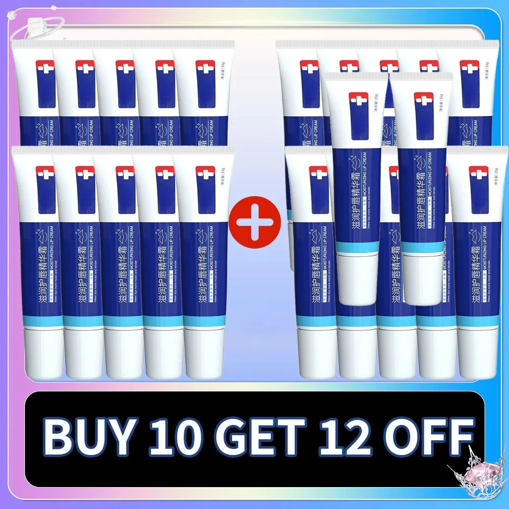 Lip serum cream, lightens lip lines, brightens lip color, moisturizes and moisturizes treatment