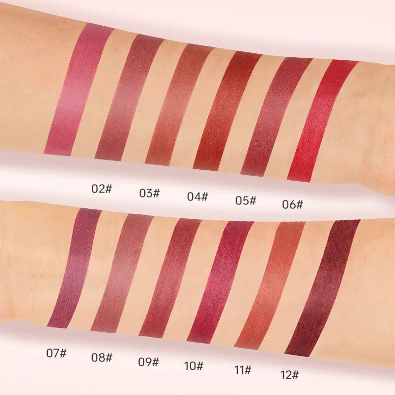 Long-lasting Waterproof Matte Nude Lip Liner - High Pigmentation, Retractable, Smooth Application, Natural Look