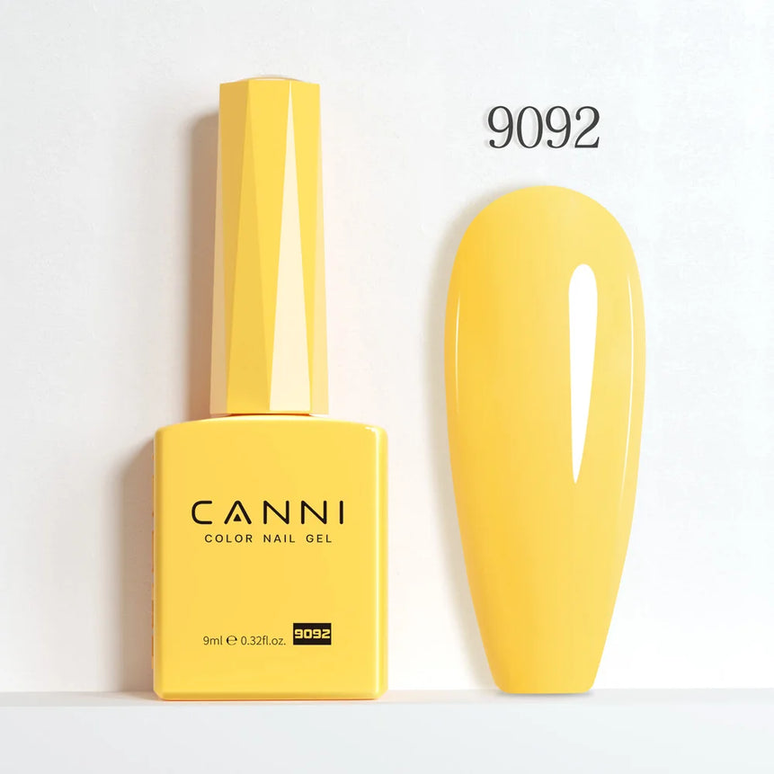9ml CANNI HEMA/TPO FREE Nude Pink Color Nail Gel Polish Full Coverage Semi Permanent Long Wear Top Coat Venalisa Gel Varnish