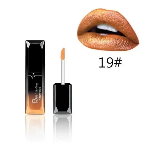 Matte Lips Makeup Waterproof lipgloss  Velvet liquid matte lipstick Long Lasting  Nude Lip Gloss Cosmetics P1201#