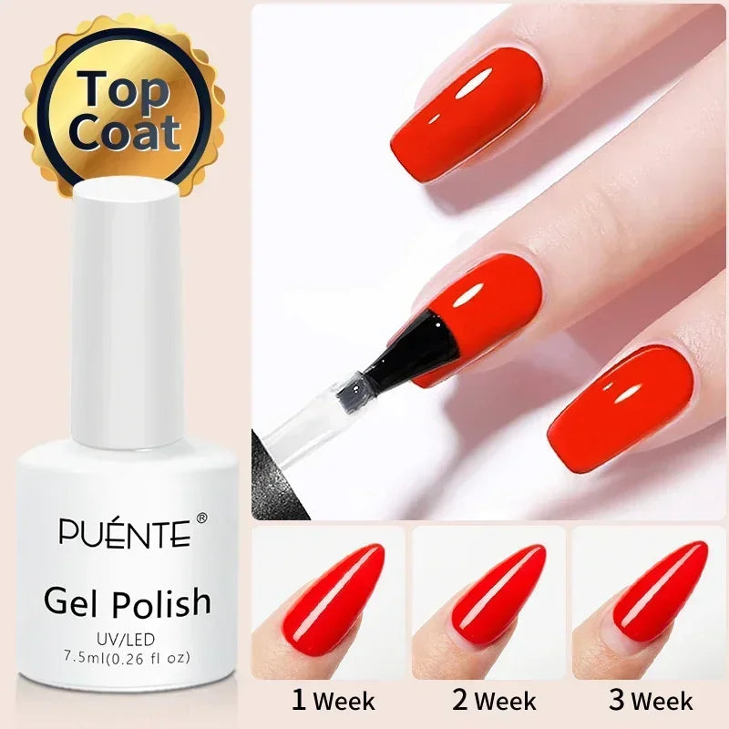 PUENTE 7.5ML Vibrant Blue Cat Eye Gel Nail Polish High Glossy Long-Lasting Soak Off UV Semi-Permanent Nail Art Varnish Manicure