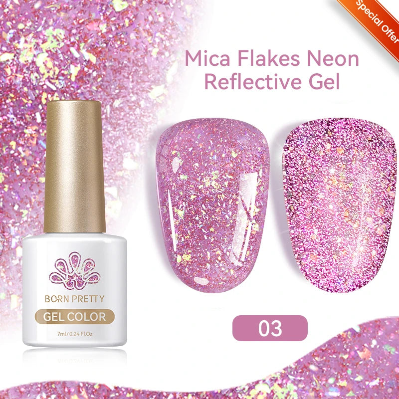 BORN PRETTY 10ml Black Glass Cat Magnetic Gel Nail Polish Silver Gold Glitter Semi Permanent Soak Off UV LED Gel Varnish