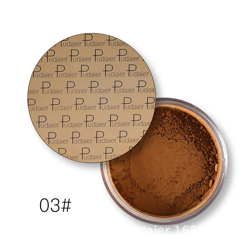 8 Color Long-Lasting Oil Control Matte Loose Face Powder - Invisible, -Matte Finishing Powder For Foundation Makeup