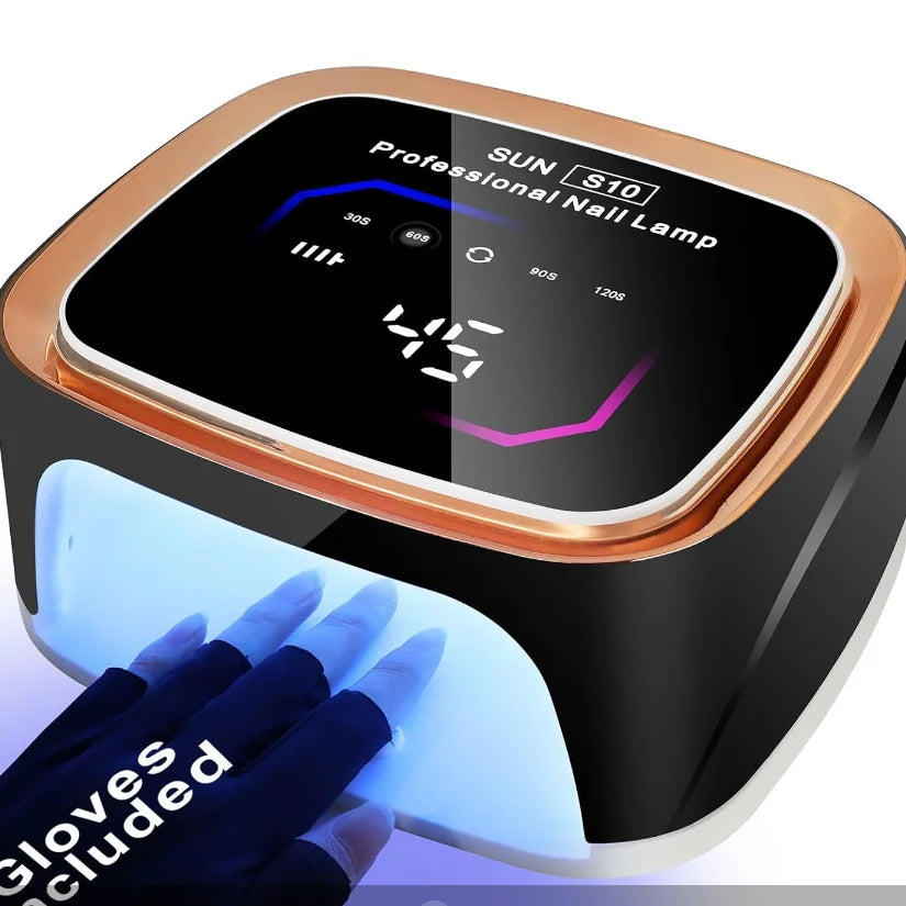 108W Rechargeable UV LED， 36LEDS  Nail Lamp Professional Cordless Gel Polishfor Manicure and Curing All Gel Nail Polish at Home