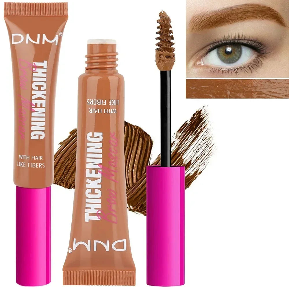 1pcs Eyebrow Gel Cream Waterproof Styling Cream Long Lasting Fixing Brow Make Up Natural Wild Brow Pomade Setting Gel with Brush