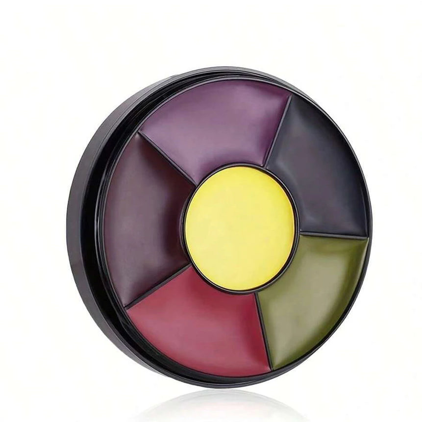 6-Color Blood Stasis Palette, Halloween Face Painting, Body Painting, Zombie, Vampire, Monster Dressing, Professional Special Effects Oil Paint, Not Easy to Dry