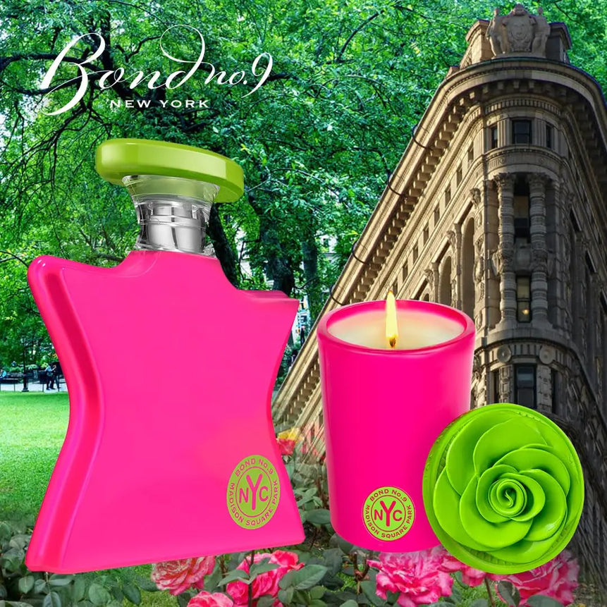 Bond No. 9 New York Madison Square Park Women's Eau de Parfum long lasting fragrance Cologne Portable Hair and body spray 100ML