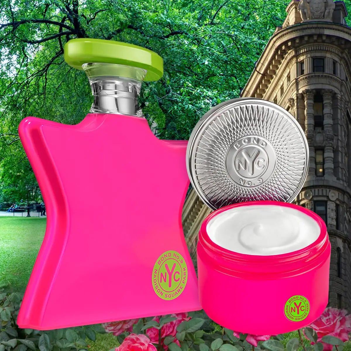 Bond No. 9 New York Madison Square Park Women's Eau de Parfum long lasting fragrance Cologne Portable Hair and body spray 100ML