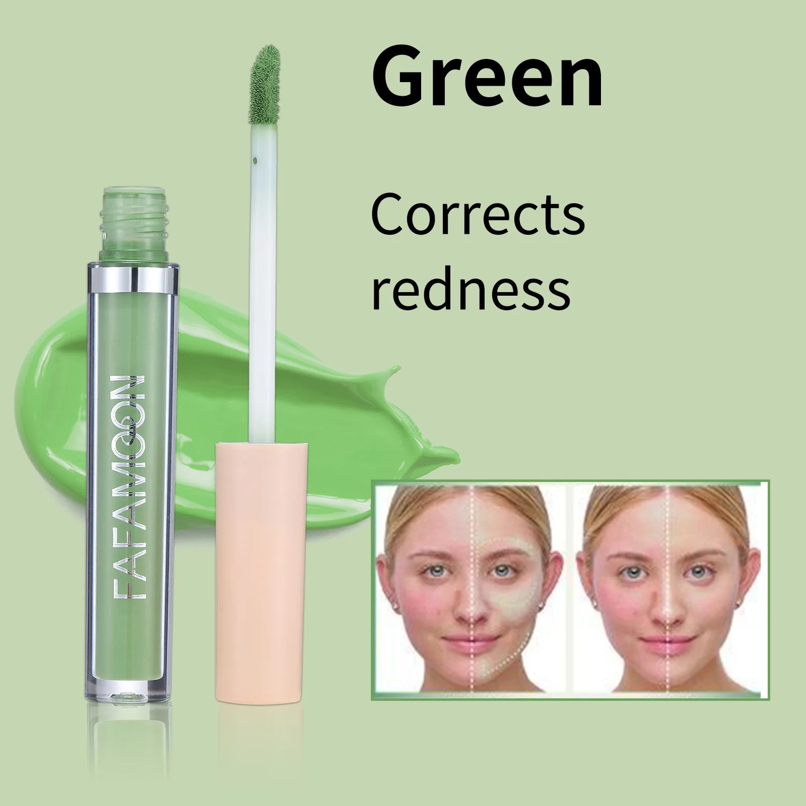 Waterproof Concealer Moisturising Coverage Dark Circles Acne Cream Liquid Foundation Waterproof Correcting Skin Color Cosmetics