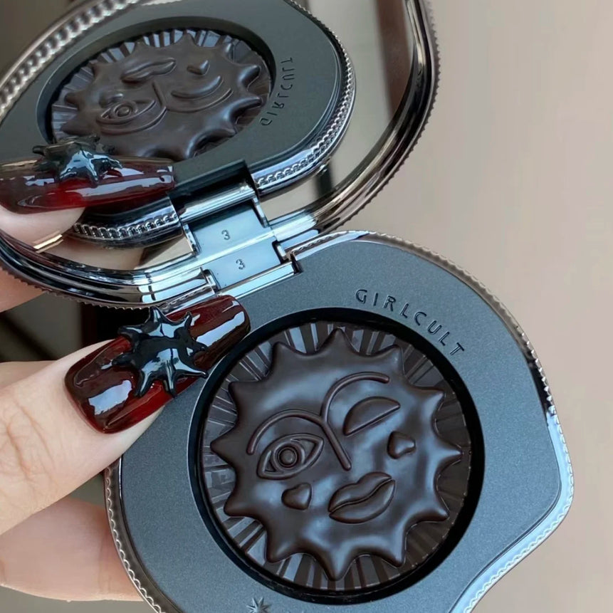 Girlcult Emotional Powder Blush Black Fuwa Cream Blusher Highlight Expansion Color White Nude Color Fine Matte Cold Natural