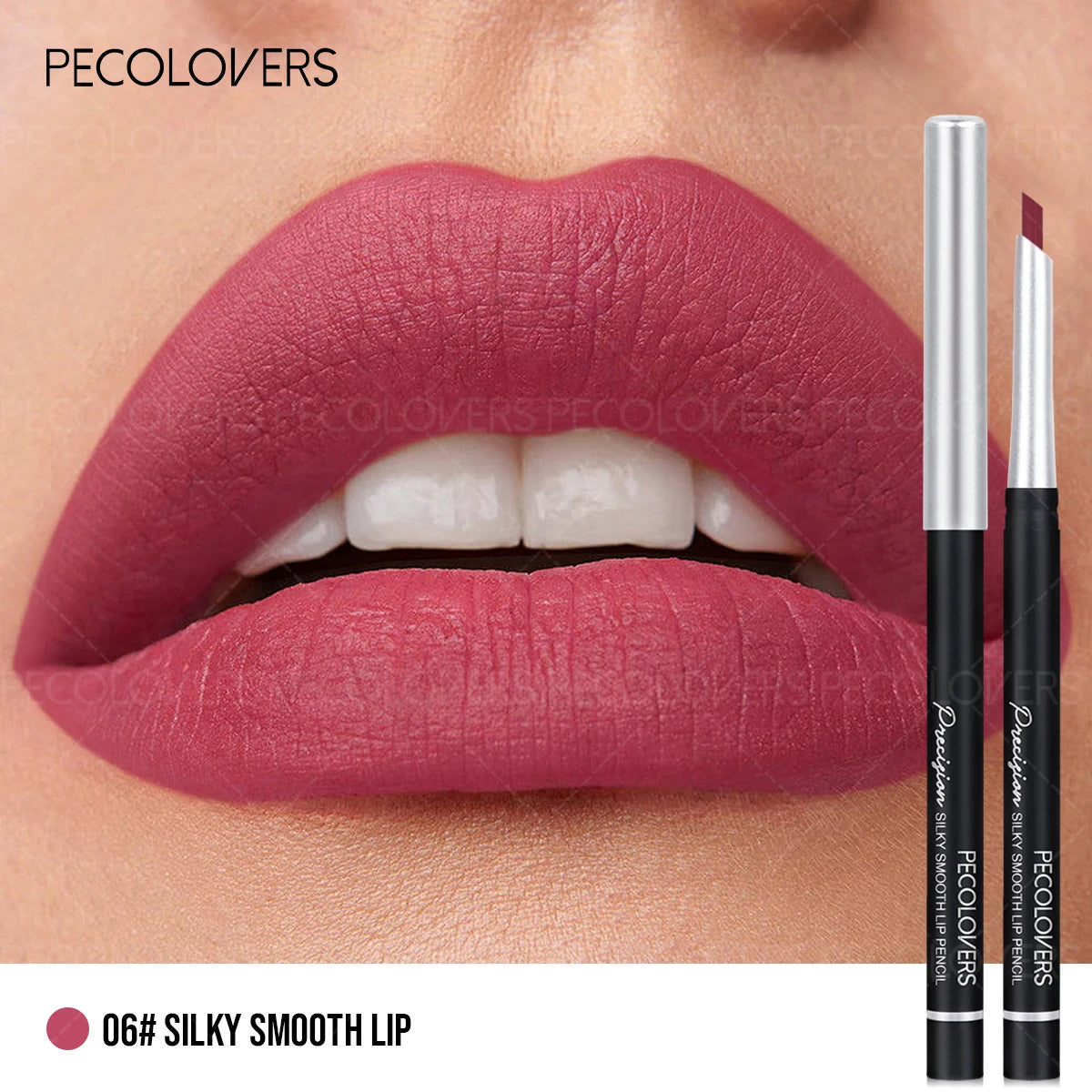1PC Long-Lasting Waterproof Lip Liner Pen - Sweatproof Formula, Ideal for Crafting Delicate Makeup Looks