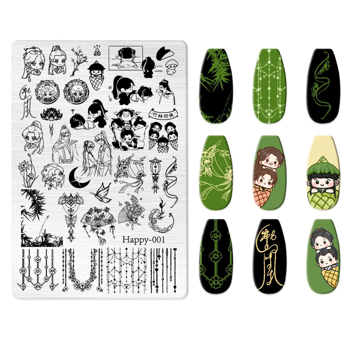 Maple Leaf Nail Stamping Plates Autumn Winter Leaves Design Polish Stencil Nail Printing Stamp Image Manicure Mold Stencil Tool