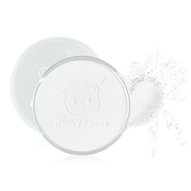 Pressed Powder White Brighten Transparent Oil Control Concealer Lasting Natural Face Makeup Setting Powder Waterproof Cosmetic