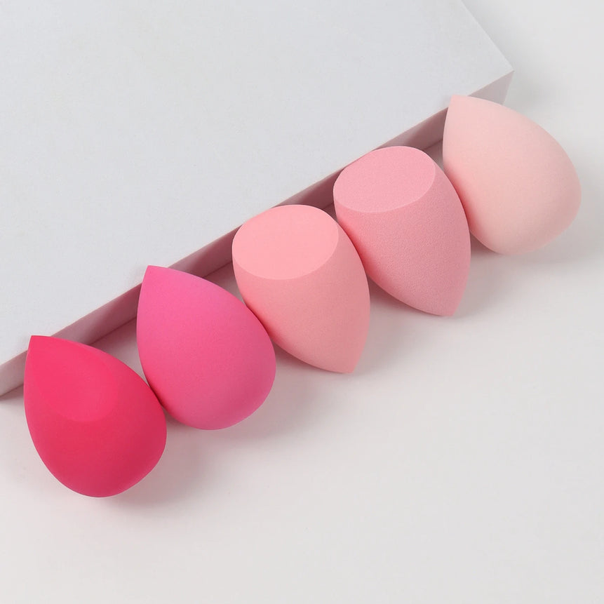 5 Bags of Beauty Eggs Makeup Sponge (Beauty Egg), Foundation Make-Up Mixed Beauty Sponge, Flawless Liquid, Cream and Powder, Mu