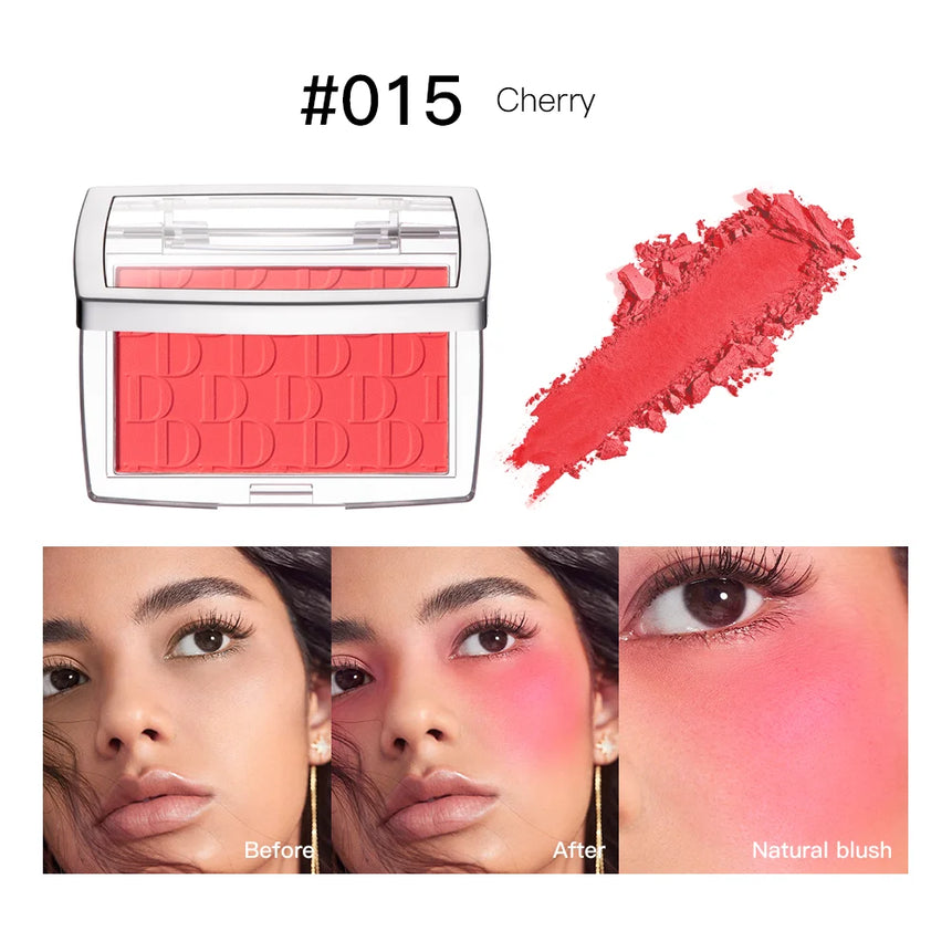 Single Color Blush Silky Texture High Color Rendering No Powder Feeling Low Saturation Long-lasting Natural Matte Blush Cream