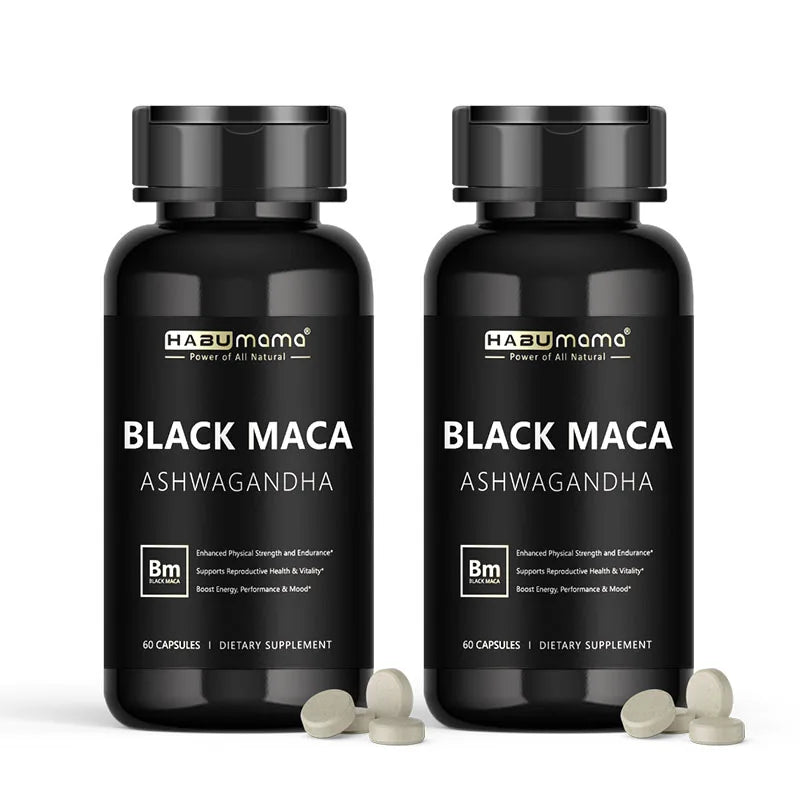 Male Enhancing Supplement with Black Maca, Stamina & Energy, Men's Muscle Enlargement