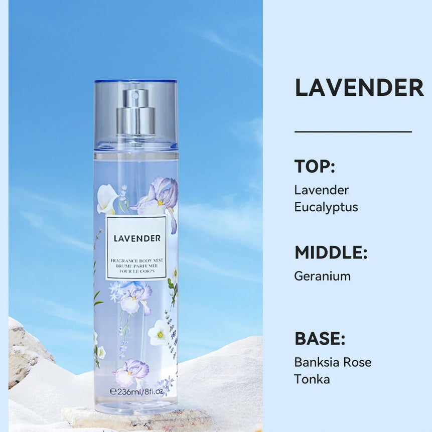 8 Fl.oz/236ml Hair & Body Mist for Women, Floral Fragrance Mist, Fresh Body Spray, Long-Lasting Perfume, Perfect for Daily Use