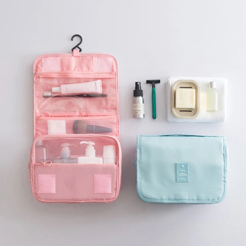 Multi Functional Travel Storage Bag, Hand-held Double-layer Women's Makeup Bag, Men's Travel Grooming Bag