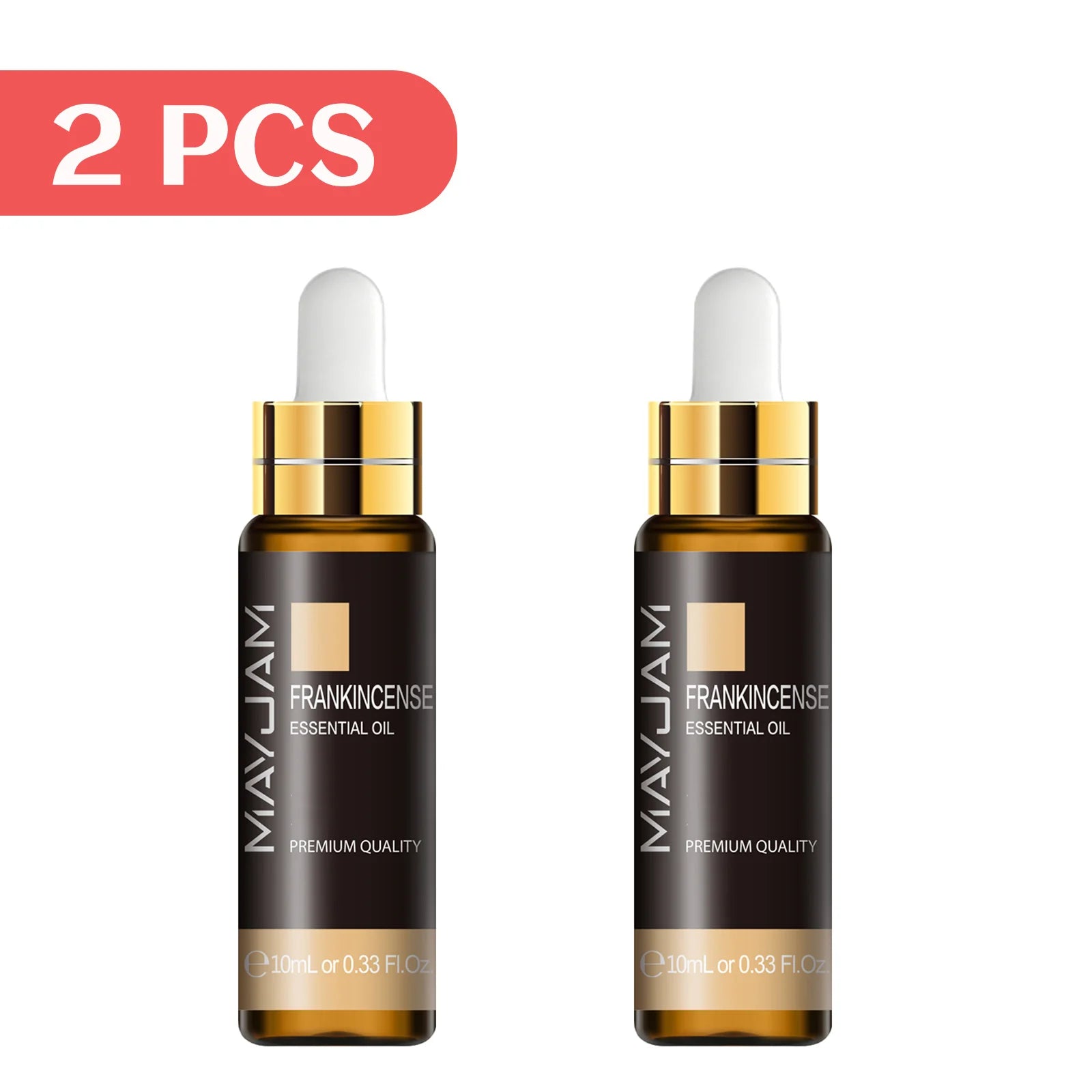 MAYJAM 2pcs Pure Essential Oils with Dropper Sweet Orange Lavender Jasmine Eucalyptus Vanilla Sandalwood Cajeput Vetiver Sage