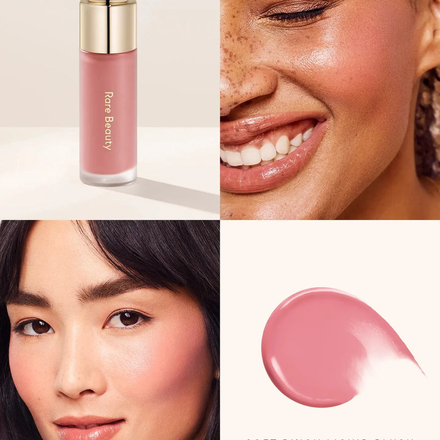 Rare Beauty Melting Cream Blush Makeup Matte Pearlescent Texture Glitter Blush Highlighter Bright nourish moisturize Lip Gloss