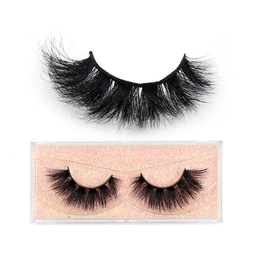 LEHUAMAO 3D Mink Lashes Makeup Eyelashes Fluffy Natural long fake lashes Full stripe reusable False Eyelash Extension 1 Pair