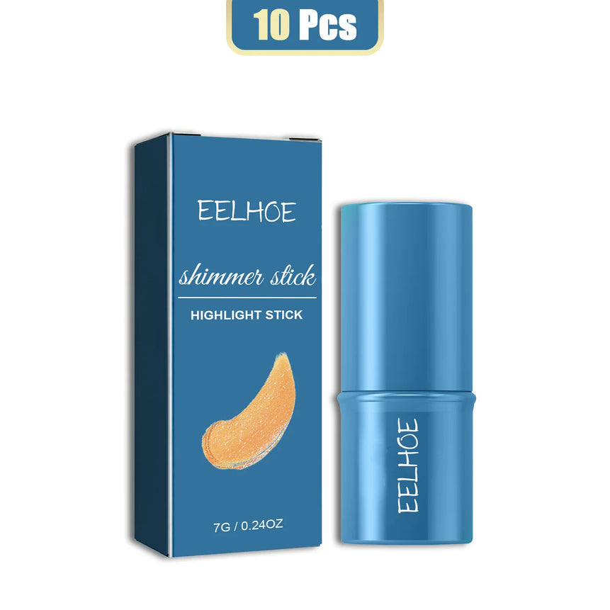 EELHOE Contouring Shimmer Stick Nose Bridge Shadow Three-dimensional Contour V Facial Shape Brighten Trimming Highlighter Cream
