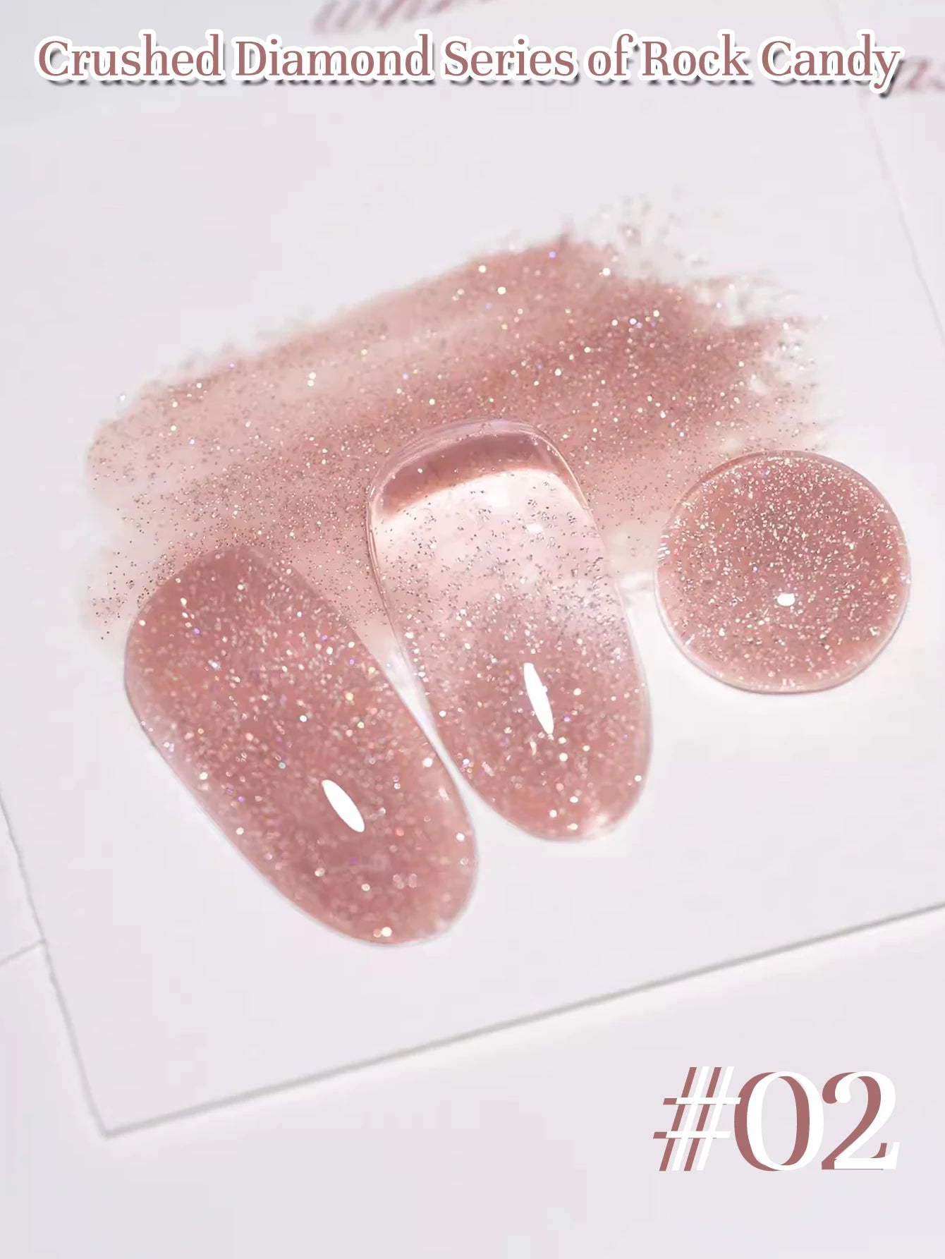 MIANEL1-12pcs 12ML Pink Blue White Green Series With Explosive Glitter Gel Nail Polish, Popular Yun Brocade Diamond Gel Polish