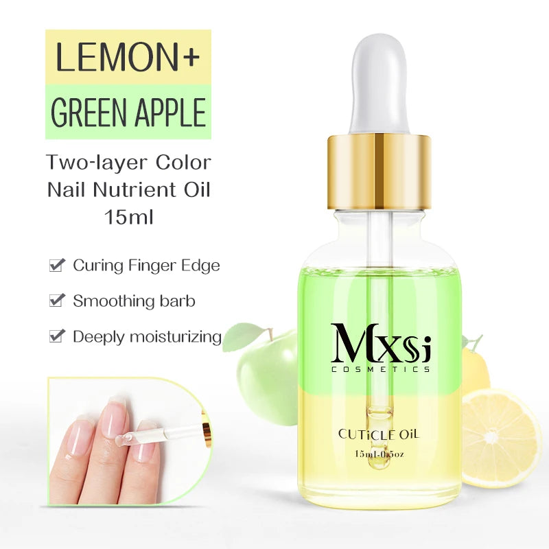 15ML Dried Flower Cuticle Nutrient Oil Nourish Restore Damaged Nails Vitamin Nail Polish Care Oil Soften Moisturizes Strength