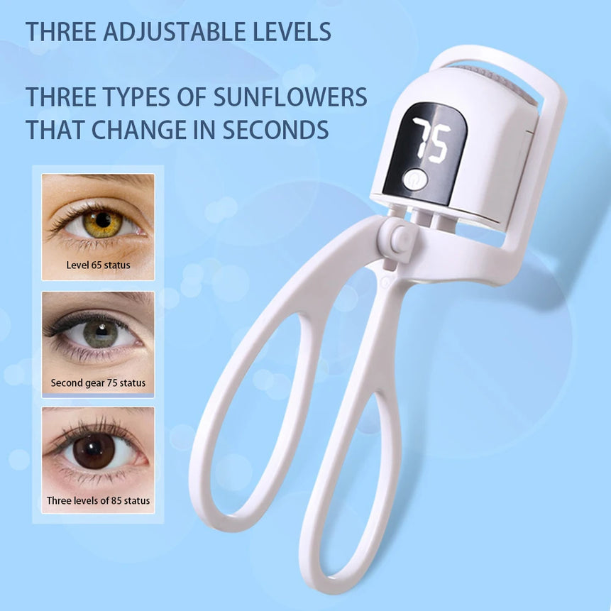 Electric Eyelash Curler Naturally Curled Intelligent Temperature Control Styling Make Up Eyelashes Curl Lasting Lash Curler Tool