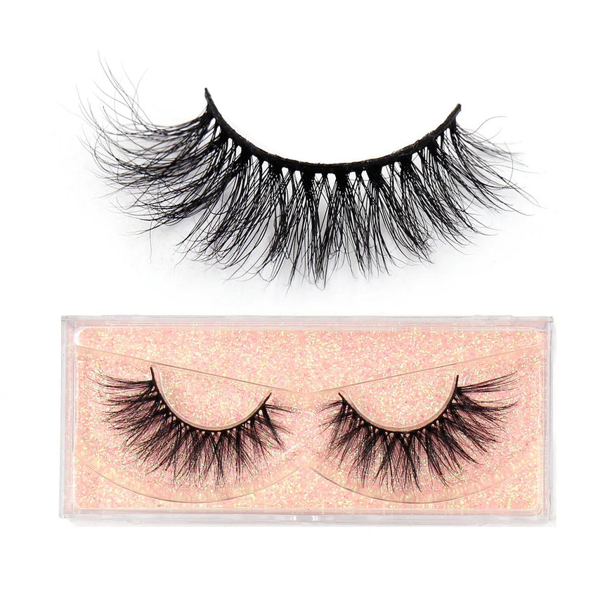 LEHUAMAO 3D Mink Lashes Makeup Eyelashes Fluffy Natural long fake lashes Full stripe reusable False Eyelash Extension 1 Pair