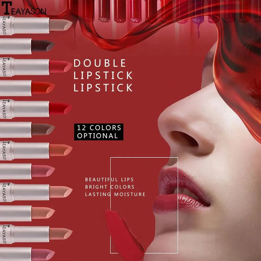 Matte Liquid Lipstick Waterproof Non Transfer Long Wear Pink Lip Gloss Tint Moisturizing Makeup for Women Ladies