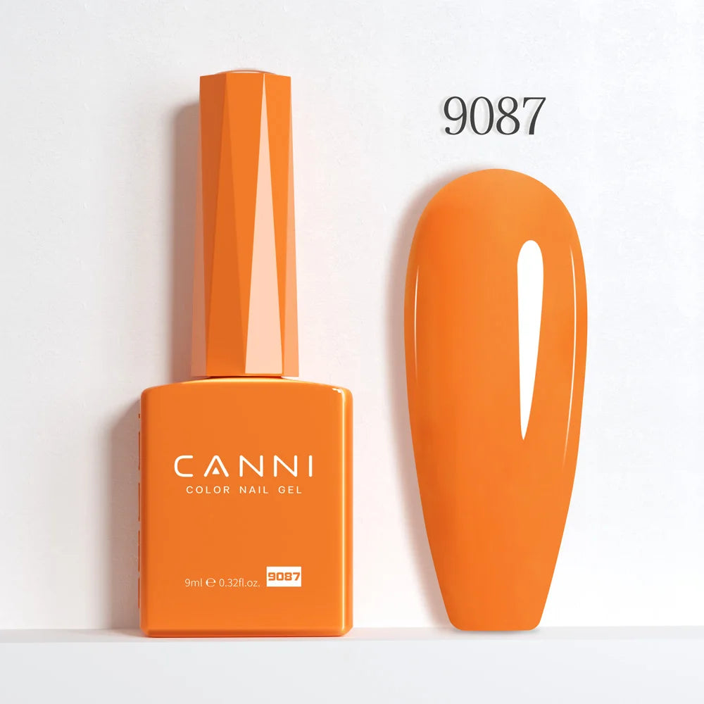 9ml CANNI HEMA/TPO FREE Nude Pink Color Nail Gel Polish Full Coverage Semi Permanent Long Wear Top Coat Venalisa Gel Varnish