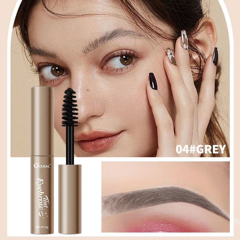 Ocheal Eyebrow Gel 4 Colors Long-lasting Fixed Eyebrow Waterproof Dyeing color Quick-dry Hose Transparent Eyebrow Gel Eye Makeup