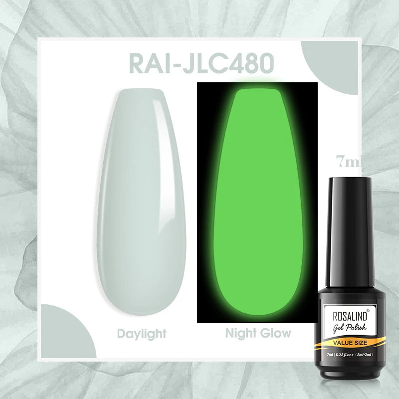 ROSALIND Gel Nail Polish Matte Base Top Coat For Soak Off Gel Polish UV LED Gel Semi Permanent Varnishes Design Nail Art