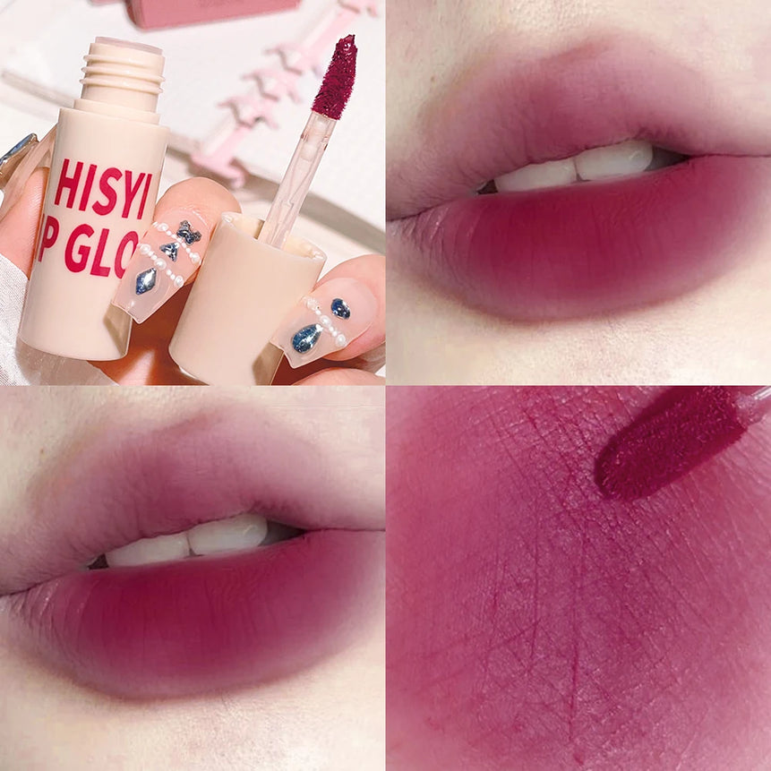 6 Colors Matte Velvet Lip Glaze, Natural Long-Lasting Highly Pigmented Lipstick, Portable Matte Finish Universal Lip Glaze Makeu