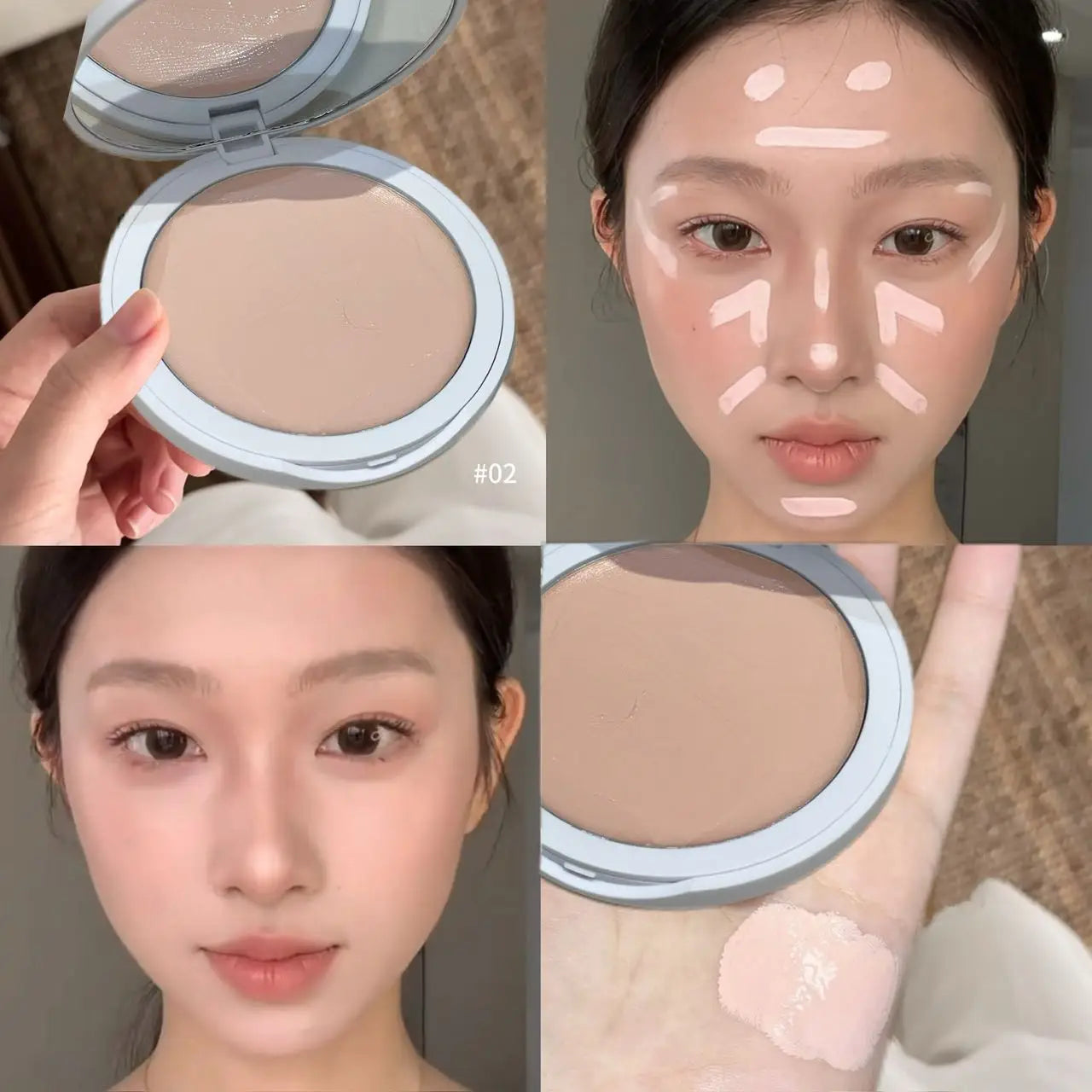 Faiccia Bang Bang Cicada Wing Highlighter Cream, a Touch of Plumping and Brightening, Natural Skin-Friendly, Creates a Plump and Radiant Complexion, Women's Cosmetics, Valentine's Day Gift, Christmas Gift