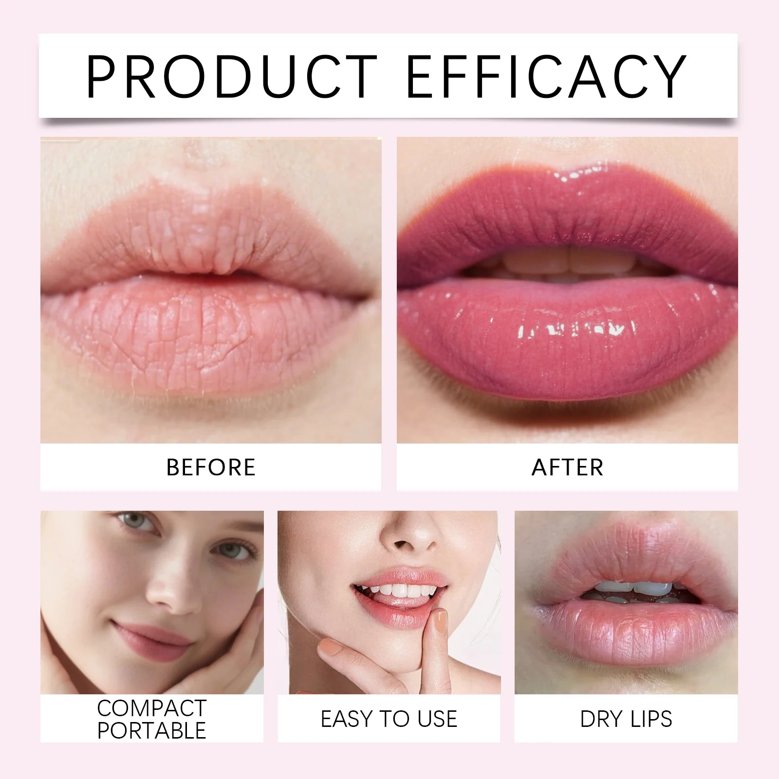 3 Packs Tinted Lip Balm Set Christmas Gift Box Hydrating Lip Care with Sheer Color Moisturizing Lipstick for Dry Chapped Lips