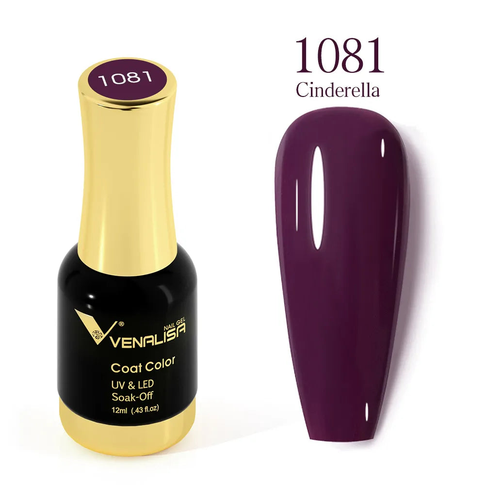 #1004 VENALISA Nail Gel Polish Hema TPO Free Semi Permanent Jelly Nude Pink Color Soak Off UV LED Ultra Diamond Varnish 12ml