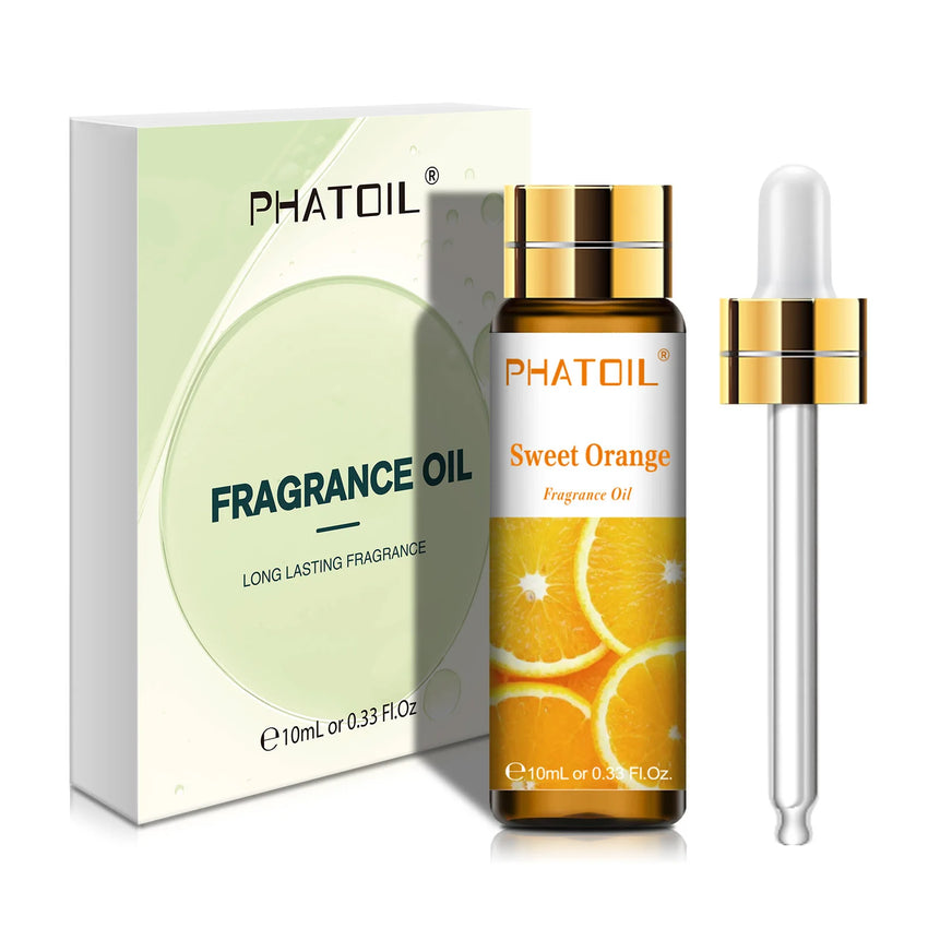 PHATOIL 1/3/9pcs 10ml Fruit Fragrance Oil Peach Strawberry Passion Fruit Cherry Mango Watermelon Apple Aroma Fragrance Oils