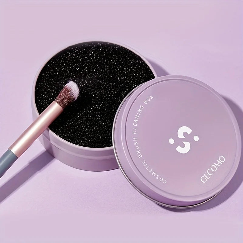 Makeup Brush Cleaning Caddy Quick Cleaning Sponge Brushes No-Rinse Dry Cleaning Caddy Cleaning Residual Powder Cleaning Tool