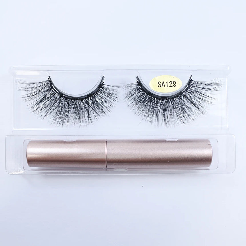 1/5 Pairs Magnetic Eyelashes Makeup False Lashes Bulk Items Wholesale Natural Magnetic Lashes Eyeliner Set