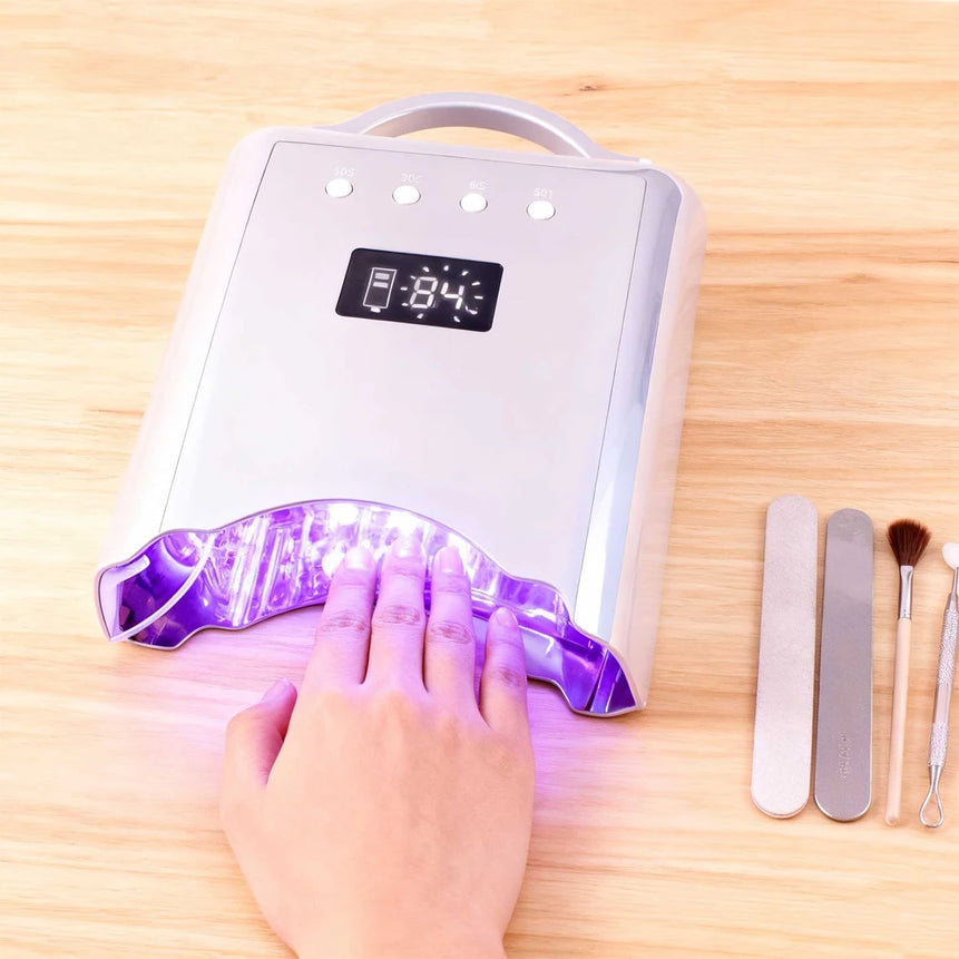 Pro Cordless 78W UV LED Nail Lamp Manicure For Curing Gel Polish Lamp Light Wireless LEDs Makeup Rechargeable Battery Nail Dryer