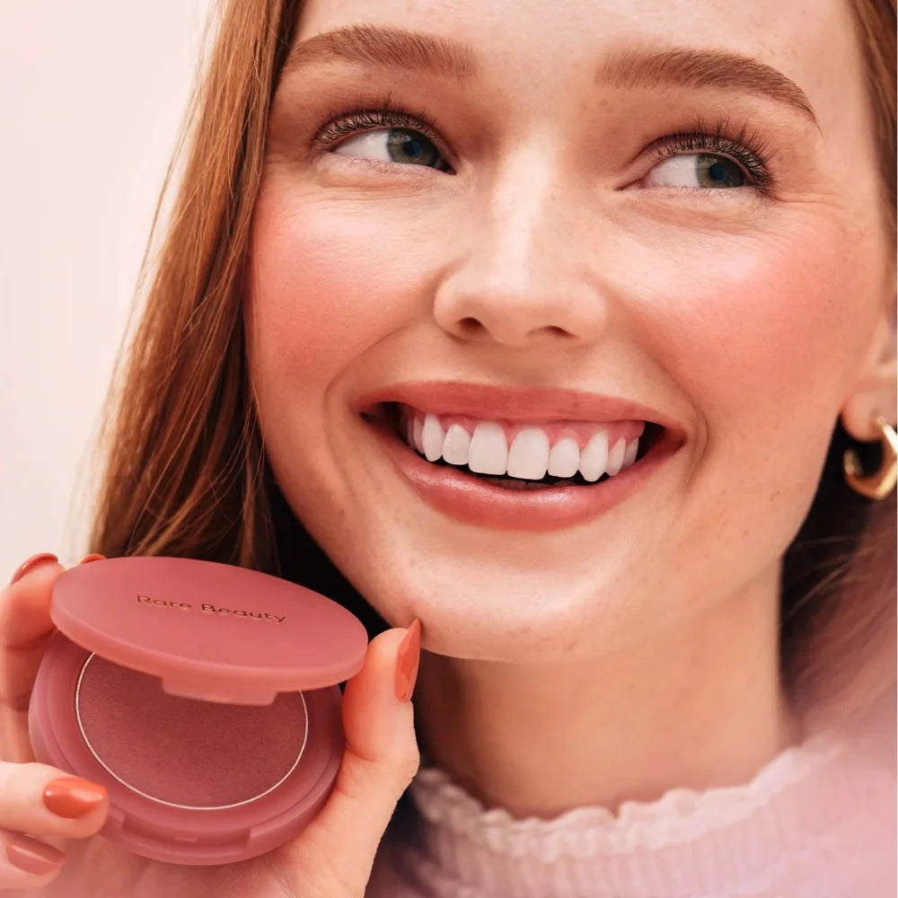 Rare Beauty Matte Long Lasting Blurred Bouncy Cushiony Cream-to-powder Blush Water-,Sweat- And Humidity-resistant Natural Flush